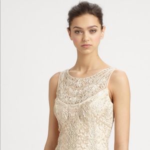 Sue Wong Champagne Cocktail Dress, gently worn